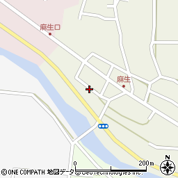 鳥取県鳥取市国府町麻生周辺の地図