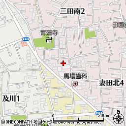 神奈川県厚木市妻田北4丁目8-24周辺の地図