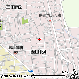 神奈川県厚木市妻田北4丁目6-39周辺の地図