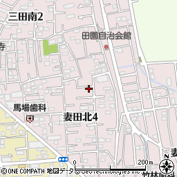 神奈川県厚木市妻田北4丁目6-41周辺の地図
