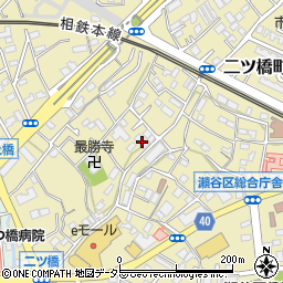 矢作建設　横浜社宅周辺の地図