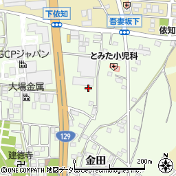 神奈川県厚木市金田118周辺の地図