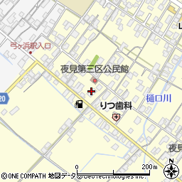 弓ケ浜停車場線周辺の地図