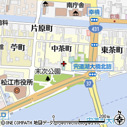 浅利観光株式会社　松江支店周辺の地図