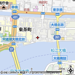 京店第二駐車場周辺の地図