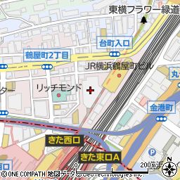 神奈川県横浜市神奈川区鶴屋町1丁目45周辺の地図