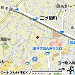 神奈川県横浜市瀬谷区二ツ橋町288-30周辺の地図