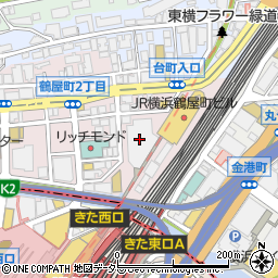 神奈川県横浜市神奈川区鶴屋町1丁目41周辺の地図