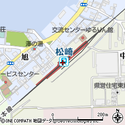 松崎駅周辺の地図