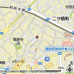 神奈川県横浜市瀬谷区二ツ橋町4770-2周辺の地図