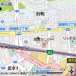 神奈川県横浜市神奈川区鶴屋町3丁目31周辺の地図