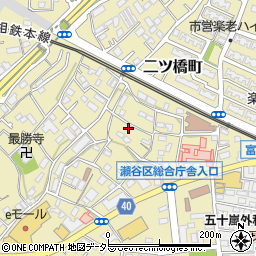 神奈川県横浜市瀬谷区二ツ橋町388-9周辺の地図