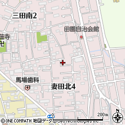 神奈川県厚木市妻田北4丁目6-48周辺の地図