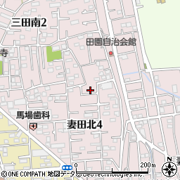 神奈川県厚木市妻田北4丁目6-46周辺の地図