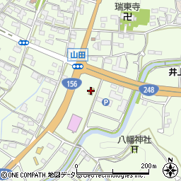 ファミリーマート関山田店周辺の地図