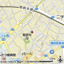 神奈川県横浜市瀬谷区二ツ橋町351-4周辺の地図