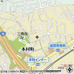 神奈川県横浜市旭区本村町53-4周辺の地図