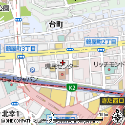 ユリウス横浜教室周辺の地図