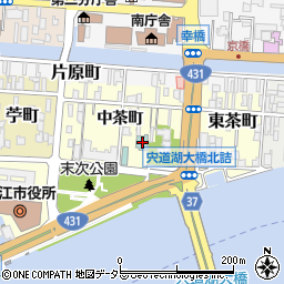 松江ニューアーバンホテル別館周辺の地図