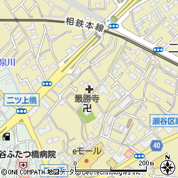 神奈川県横浜市瀬谷区二ツ橋町352-15周辺の地図