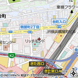 ホルモン専門店 烈 横浜鶴屋町店周辺の地図