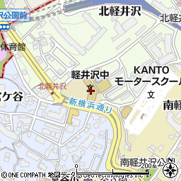 軽井沢コミュニティハウス周辺の地図