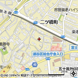 神奈川県横浜市瀬谷区二ツ橋町288-35周辺の地図