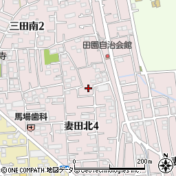 神奈川県厚木市妻田北4丁目6-51周辺の地図
