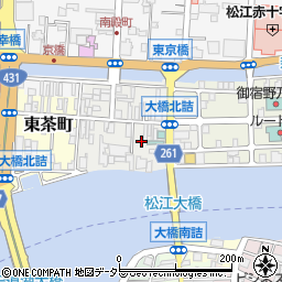 島根県松江市末次本町周辺の地図