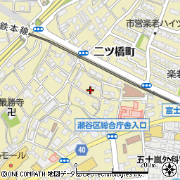神奈川県横浜市瀬谷区二ツ橋町288-34周辺の地図