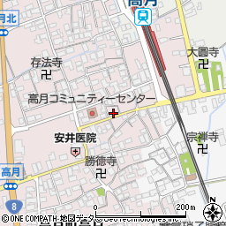 滋賀県長浜市高月町高月299周辺の地図