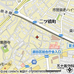 神奈川県横浜市瀬谷区二ツ橋町288-33周辺の地図