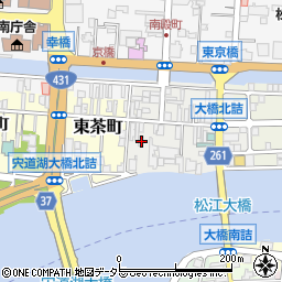 島根県松江市末次本町13-1周辺の地図