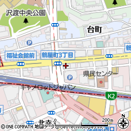 個別教室のトライ横浜駅前校周辺の地図