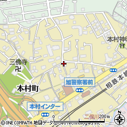 ライスアサヒ本村店周辺の地図