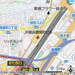 ＪＲ東日本ホテルメッツ横浜周辺の地図