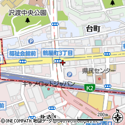 神奈川県横浜市神奈川区鶴屋町3丁目周辺の地図