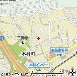 神奈川県横浜市旭区本村町53周辺の地図