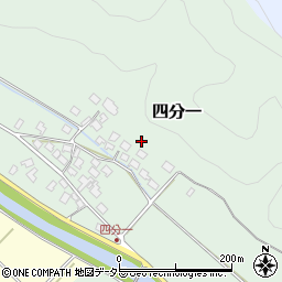 福井県小浜市四分一周辺の地図