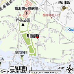 神奈川県横浜市旭区川島町1723-2周辺の地図