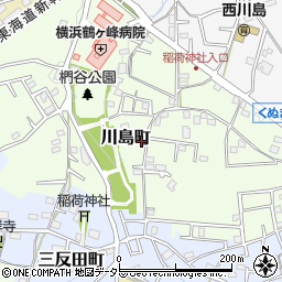 神奈川県横浜市旭区川島町1723-2周辺の地図