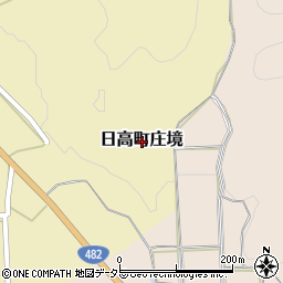 兵庫県豊岡市日高町庄境周辺の地図