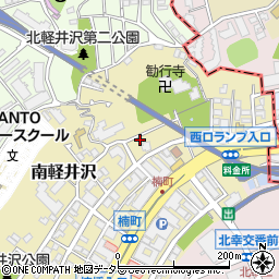 神奈川県横浜市西区南軽井沢10-10周辺の地図