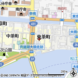 島根県松江市東茶町9周辺の地図