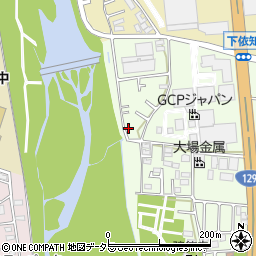 神奈川県厚木市金田27周辺の地図