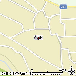 鳥取県大山町（西伯郡）荘田周辺の地図