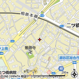 神奈川県横浜市瀬谷区二ツ橋町354-10周辺の地図