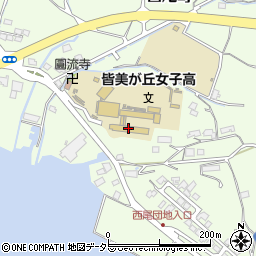 松江市立皆美が丘女子高等学校周辺の地図
