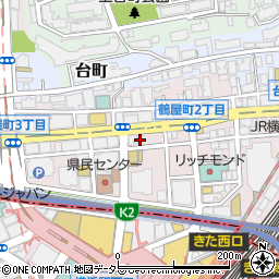 ギャラントスタッフサービス横浜店周辺の地図