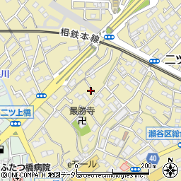 神奈川県横浜市瀬谷区二ツ橋町352-43周辺の地図